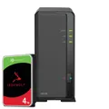 Produktbild: Synology DS124 4TB Seagate IronWolf NAS-Bundle NAS inkl. 1x 4TB Seagate IronWolf 3.5 Zoll SATA Festplatte