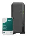 Produktbild: Synology DS124 8TB Plus HDD NAS-Bundle NAS inkl. 1x 8TB Synology Plus 3.5 Zoll SATA Festplatte