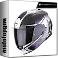 Produktbild: SCORPION INTEGRALHELM FÜR MOTORRAD EXO-491 RUN CHAMÄLEON-SCHWARZ XL