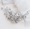 Produktbild: Unicra Braut Hochzeit Haarkamm Kristall Haarschmuck Strass Braut Haarteile für Frauen