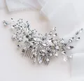 Produktbild: Braut Hochzeit Haarkamm Haarschmuck Strass Braut Haarteile für Frauen