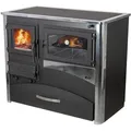 Produktbild: Eek A Kaminofen Mit Backfach Und Herdplatte Abc Concept 2 Air Rechts Mehrfachbelegung Holzofen 11,6 Kw Kamin Ofen Holz Werkstattofen Schwedenofen Hüttenofen Heizofen Holzofen