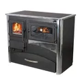 Produktbild: EEK A Kaminofen mit Backfach und Herdplatte ABC Concept 2 Air Rechts Mehrfachbelegung Holzofen 11,6 kW Kamin Ofen Holz Werkstattofen Schwedenofen Hüttenofen Heizofen Holzofen