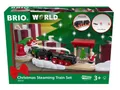 Produktbild: BRIO® Modelleisenbahn Startpaket Brio Eisenbahn Starter Set Dampflok Weihnachts Set 26 Teile 36014