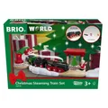 Produktbild: BRIO WORLD BATTERIEDAMPFLOK BATTERIE DAMPFLOK DAMPF LOK WEIHNACHTSSET 36014 NEU