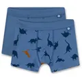 Produktbild: Sanetta Boxer Jungen Boxershort 2er Pack Baumwolle (Packung, 2er Pack) blau 128
