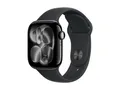 Produktbild: Apple Watch Series 11 (GPS) - 42 mm - Jet Black Aluminium