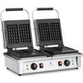 Produktbild: Doppel-Waffeleisen belgisches Waffeleisen Waffelmaschine rechteckig 2 x 2.000 W
