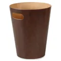 Produktbild: Umbra Woodrow Mülleimer mit Griff, Bad Abfalleimer, Papierkorb, Espresso/Natur