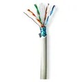 Produktbild: Nedis Netzwerk-Kabel Rollen | CAT6 | Solid | F/UTP | Reines Kupfer | 305.0 m | Innenbereich | Rund | (F/UTP, CAT6, 305 m) (CCBG8526GY305S)