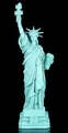 Produktbild: Freiheitsstatue Figur originalfarben - Statue of Liberty - New York Veronese