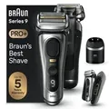 Produktbild: Braun Series 9 Pro+ 9575cc Wet & Dry, Folienschaber, Metallisch, Akku, Lithium-Ion (Li-Ion), 90 min, Box