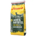Produktbild: JOSERA Lachs & Kartoffel (1 x 15 kg) | Adult | Premium Trockenfutter für ausgewachsene Hunde | Kartoffel & Lachs als einzige tierische Proteinquelle | getreidefrei | Hundefutter| 1er Pack