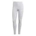 Produktbild: adidas Damen Essentials 3-Stripes Cotton Leggings Tights, Light Grey Heather/White, XXS