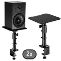 Produktbild: 2x Universal höhenverstellbar Ständer neigbar, drehbar Lautsprecherständer HS30L