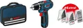 Produktbild: Bosch GSR 12V-15 Professional Akku-Bohrschrauber (0615990G6L), 1x 2,0Ah/ 1x 4,0A