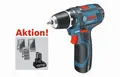Produktbild: Bosch Akku Bohrschrauber GSR 12V-15 mit 1 x 2,0 Ah 1 x 4,0 Ah Zubehör-Set in Tas