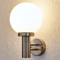 Produktbild: Lindby Außenwandlampe Nada aus Edelstahl - Balkon - 20 - 31.5