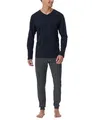 Produktbild: Schiesser Herren Schlafanzug lang mit Bündchen - Nightwear Set
