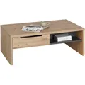 Produktbild: Carryhome Couchtisch, Graphit, Eiche Artisan, Holzwerkstoff, 2 Schublade(n) Schubladen, rechteckig, Wange, 65x40x110 cm, Stauraum, offenes Fach, Wohnzimmer, Wohnzimmertische, Couchtische, Couchtische mit Stauraum