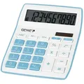 Produktbild: GENIE Taschenrechner 840 B Tischrechner 10-stellig Dual, weiß/blau