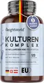 Produktbild: Kulturen Komplex Mit 60 Mrd. KBE - 20 Bakterienstämme Und Bio Inulin -120 Vegane