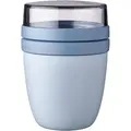 Produktbild: Mepal | Lunchpot Ellipse | Nordic Blue | praktischer To-Go-Becher | geeignet für Tiefkühler, Mikrowelle & Spülmaschine | Fassungsvermögen: 500 ml