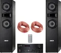 Produktbild: McGrey HTS-65320 BK / VT-80 HiFi Stereoanlage Set mit Bluetooth