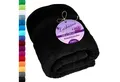 Produktbild: Lashuma Badetuch - Badehandtuch Linz, Frottee (1-St), Schwarzes Badehandtuch Baumwolle 100x150 cm