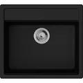 Produktbild: hansgrohe Einbauspüle 43359170 550x490mm, graphitschwarz