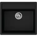 Produktbild: hansgrohe Einbauspüle S52 S520-F510510, Graphitschwarz