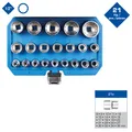Produktbild: Brilliant Tools 1/2 Steckschlüssel-Satz Zwölfkant kurz 21-tlg, 8 - 36 mm