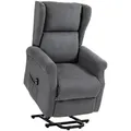 Produktbild: Homcom Fernsehsessel, Dunkelgrau, Textil, 1-Sitzer, Füllung: Schaumstoff, 94x111x74 cm, Wohnzimmer, Sessel, Fernsehsessel