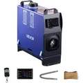 Produktbild: VEVOR Dieselheizung Lufterhitzer 12-24V 5-8KW tragbare Standheizung mit Fernbedienung & LCD-Bildschirm, geringe Geräuschentwicklung, 5 L Kraftstofftank für Lkw Wohnmobile SUV Campervan