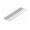Produktbild: 10Stk M3 x 150mm 0,5 mm Steigung 304 Edelstahl voll Gewindestange Silberfarbe