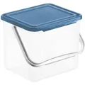 Produktbild: Rotho - Waschmittelbehälter Basic Blue 4,5 L / 3 Kg Waschpulverbox Waschmittelbox