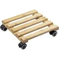 Produktbild: Metafranc - WU0825340 Pflanzenroller Bambus Traglast (max.): 60 kg 300 mm x 300 mm x 74 mm Anzahl l