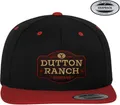 Produktbild: Yellowstone Dutton Ranch Premium Snapback Cap Black-Red