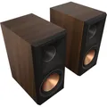 Produktbild: klipsch Reference Premiere RP-600M II Bücherregal-Lautsprecher, 1 Paar mit größerem 90° x 90° Hybrid-Tractrix-Horn, 16,5 cm Cerametallic-Tieftöner für dynamischen Heimkino-Sound, Walnuss