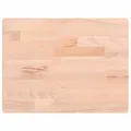 Produktbild: vidaXL Schneidebrett, Schneidebretter mit 4 abgerundeten Ecken, Multifunktional Holzbrett Küchenbrett, Frühstücksbrett Servierbrett, 40x30x4cm Massivholz Buche