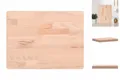 Produktbild: Schneidebrett 40x30x4 Cm Massivholz Buche