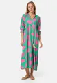 Produktbild: Rayshyne Maxikleid PM-32 (Sommerkleid Jersey Strandkleid mit Muster in Einheitsgröße)
