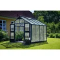 Produktbild: Juliana Gewächshaus Premium 8,8 m² ALU Anthrazit 10 mm SDPL TOPNEU