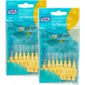 Produktbild: TePe Interdentalbürsten x-soft 0,7 mm hellgelb 2er Pack (2 x 8 Stück)