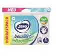 Produktbild: ZEWA Toilettenpapier Bewährt Lufterfrischer Toilettenpapier, 3-lagig, 24 Rollen à 150 Blatt (24-St), zwei weichen Außenlagen, eine dicke und starke Innenlage