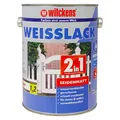 Produktbild: WILCKENS WEISSLACK 2IN1 SEIDENMATT 0.75 LTR Grundierung Deckanstrich