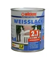 Produktbild: Wilckens 750 ml 2in1 Weisslack, Grund- & Deckanstrich, Acryl Weiß Seidenmatt