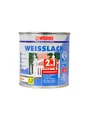 Produktbild: Weisslack 2in1 seidenmatt 750 ml ca. 9 m² Lack Lackfarbe Wilckens Lackierung