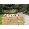 Produktbild: Eisbar Gartenlounge Set beige weiß 155 cm x 65 cm x 75 cm