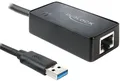 Produktbild: USB3.0 Adapter Delock A -> RJ45 Gigabit St/Bu